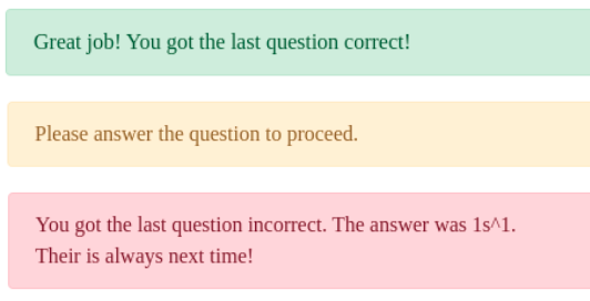 Clicking on Hydrogen